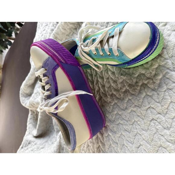 Keds Women's Sneakers with Colorful Platform Soles - Picture 2 of 8